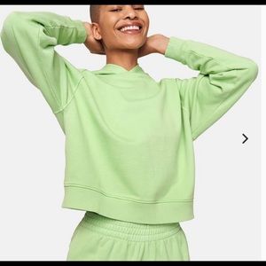 NWT OV Green Cotton Terry Hoodie